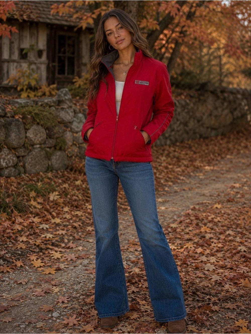 Polo Ralph Lauren Red Zip-Front Lightweight Jacket